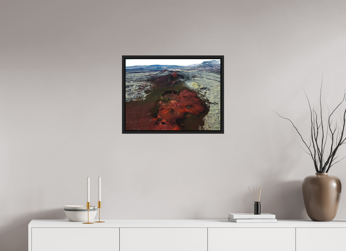 60 x 45 cm, Caisse américaine alu dibond The Earth’s Depths — Iceland