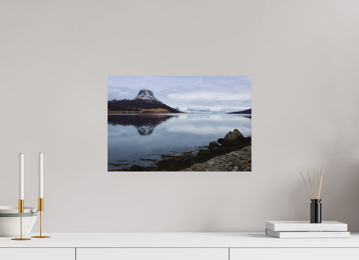 45 x 30 cm, Tirage Alu dibond Stillness in the Fjord