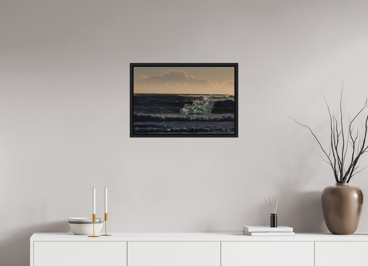 60 x 40 cm, Caisse américaine alu dibond Cast Adrift — Iceland