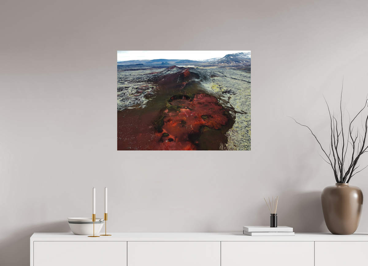 80 x 60 cm, Tirage Alu dibond The Earth’s Depths — Iceland