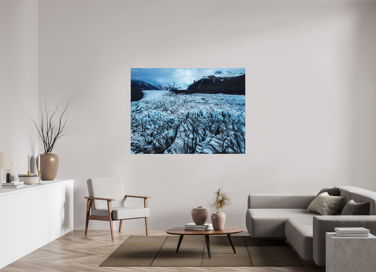 160 x 120 cm, Tirage Alu Dibon 3mm Into the Ice — Iceland