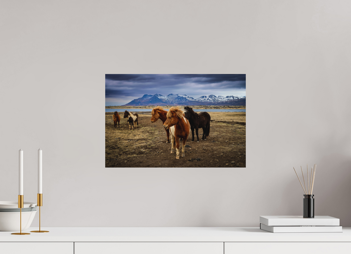 45 x 30 cm, Tirage Alu dibond Wild Spirits — Iceland