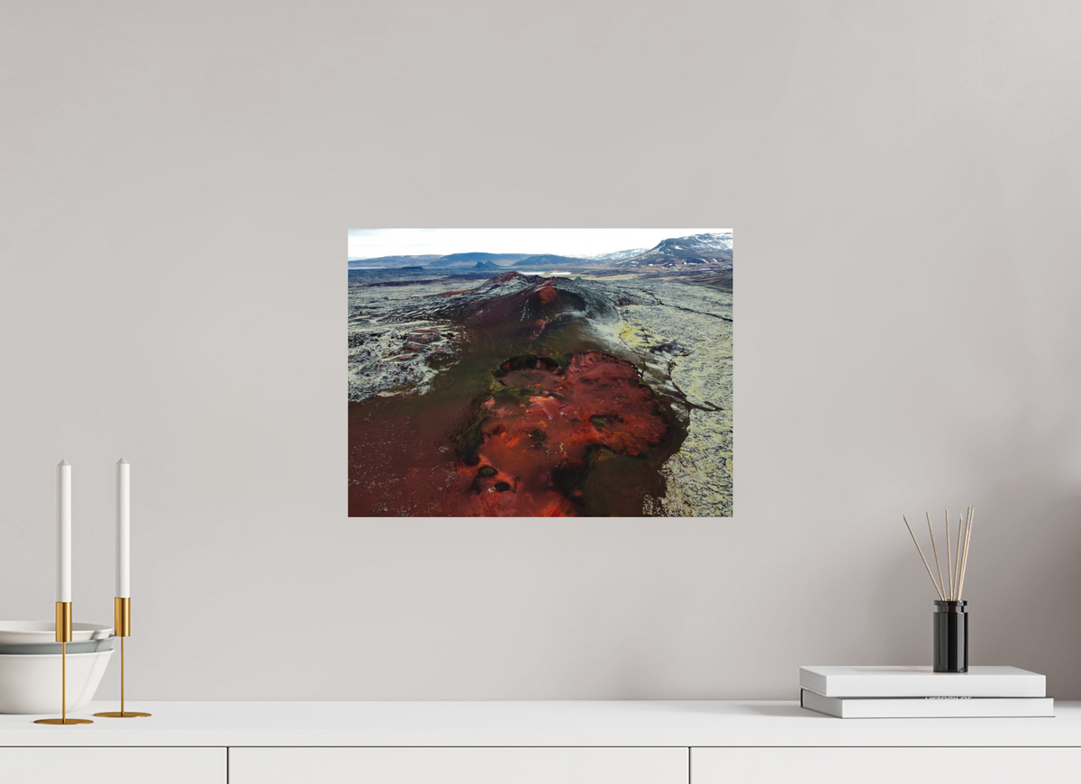 40 x 30 cm, Tirage Alu dibond The Earth’s Depths — Iceland