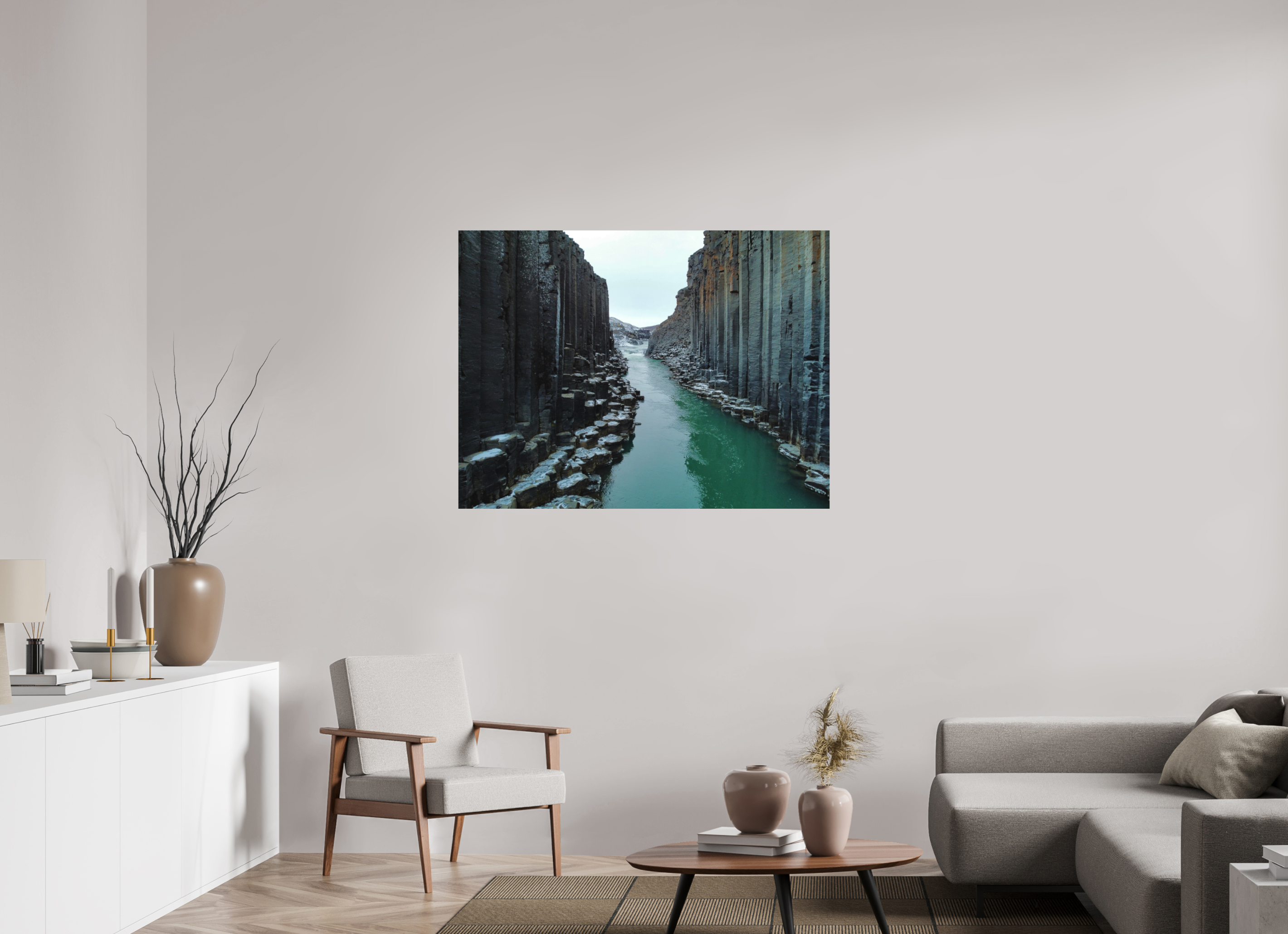 120 x 90 cm, Islande Pneu the canyon - Iceland