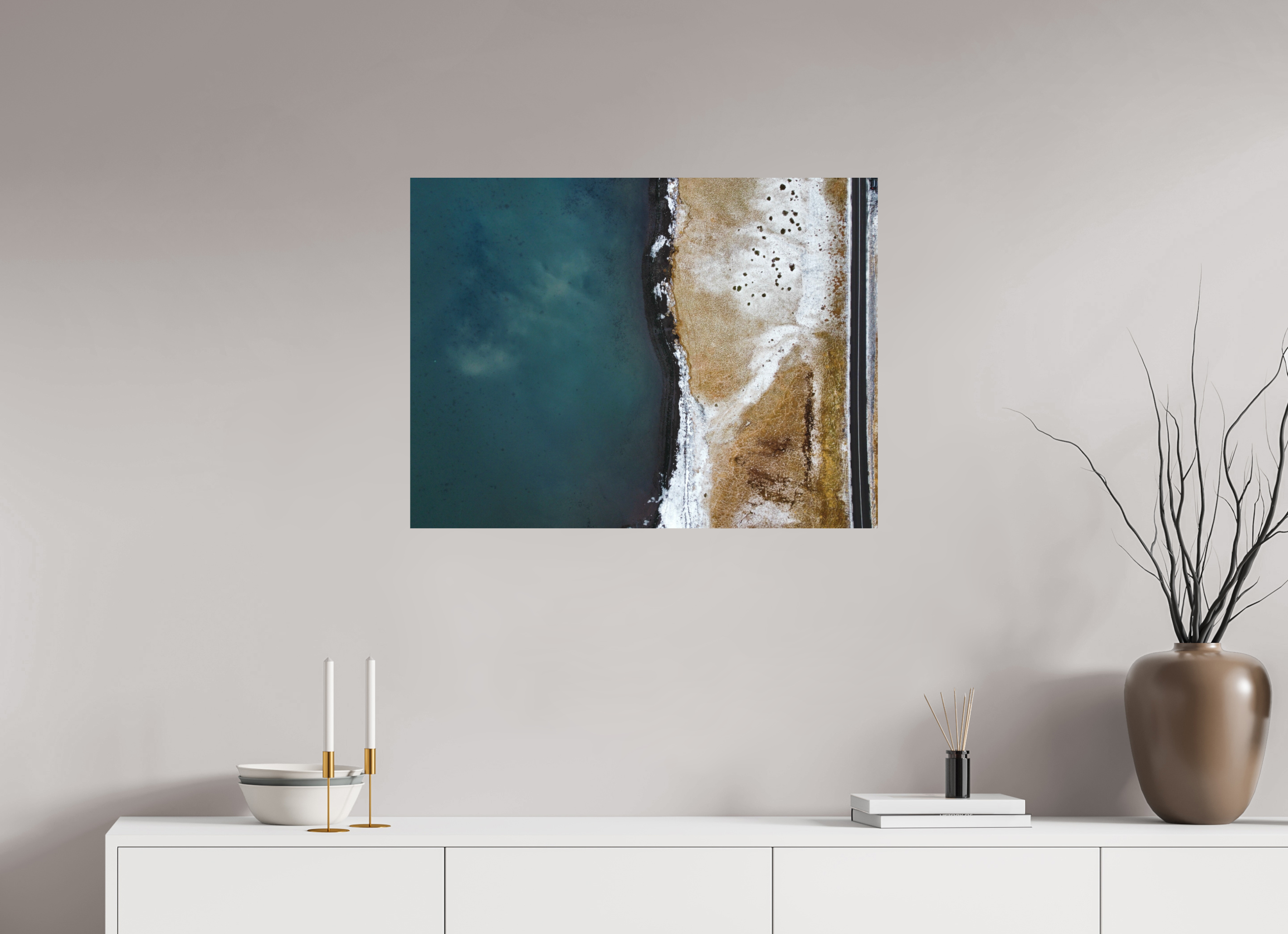 80 x 60 cm, Islande Between Land & Sea