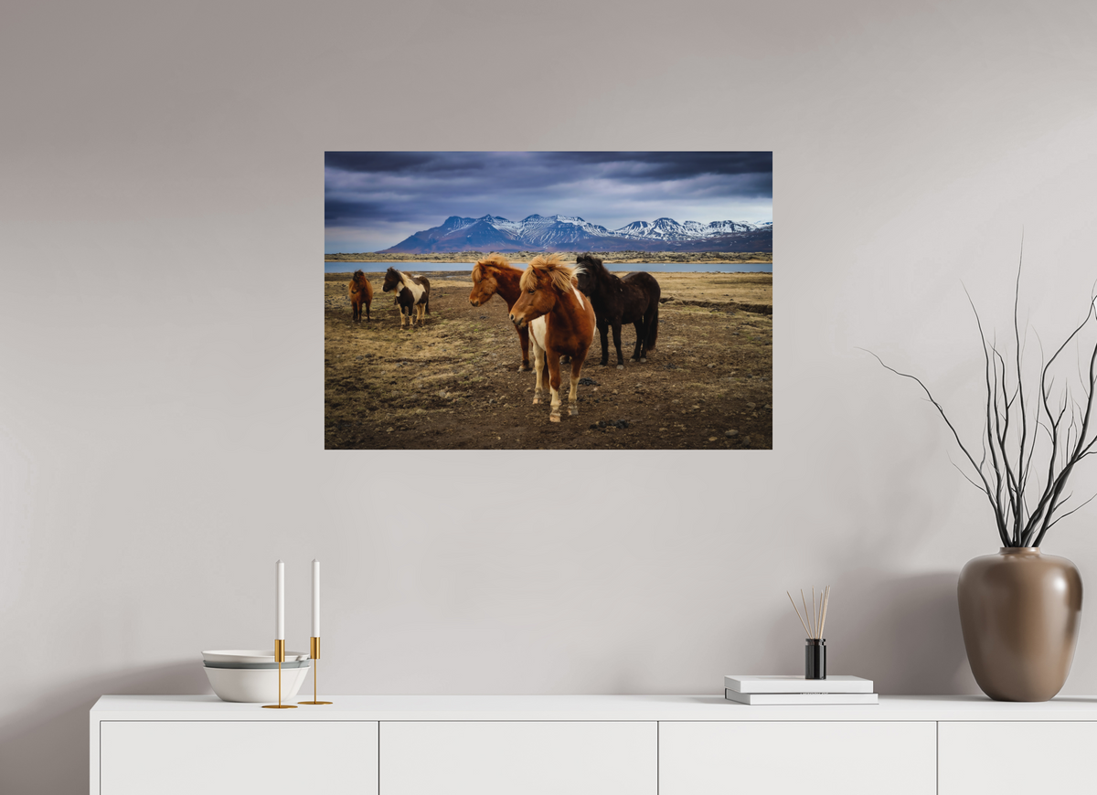 90 x 60 cm, Tirage Alu dibond Wild Spirits — Iceland