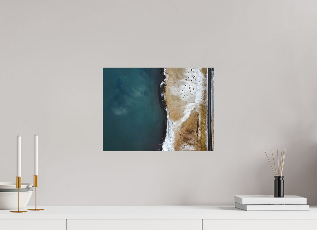 40 x 30 cm, Tirage photo mat Between Land & Sea