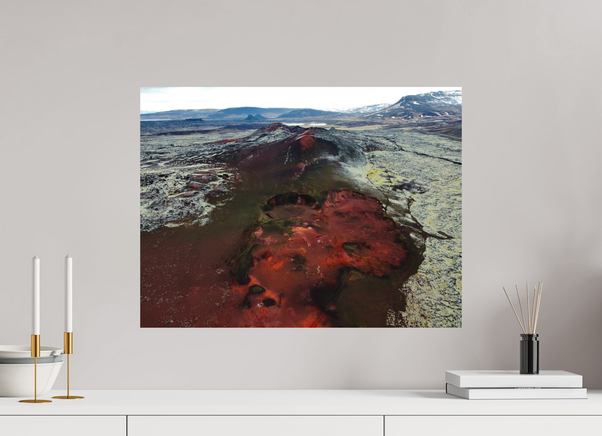 60 x 45 cm, Tirage Alu dibond The Earth’s Depths — Iceland
