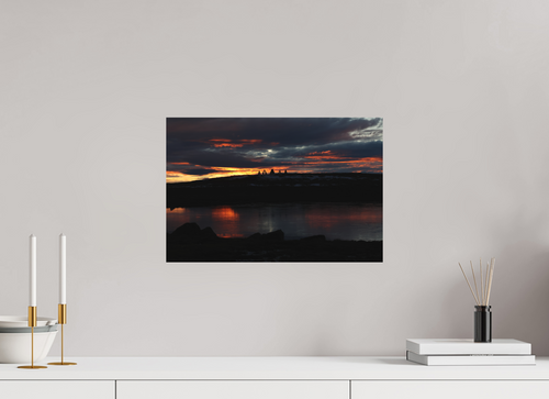 45 x 30 cm, Tirage photo mat Arctic Afterglow