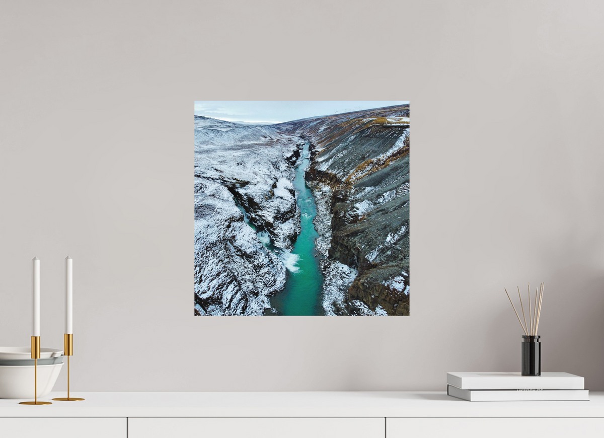 40 x 40 cm, Tirage Alu dibond Between Two Seasons — Iceland