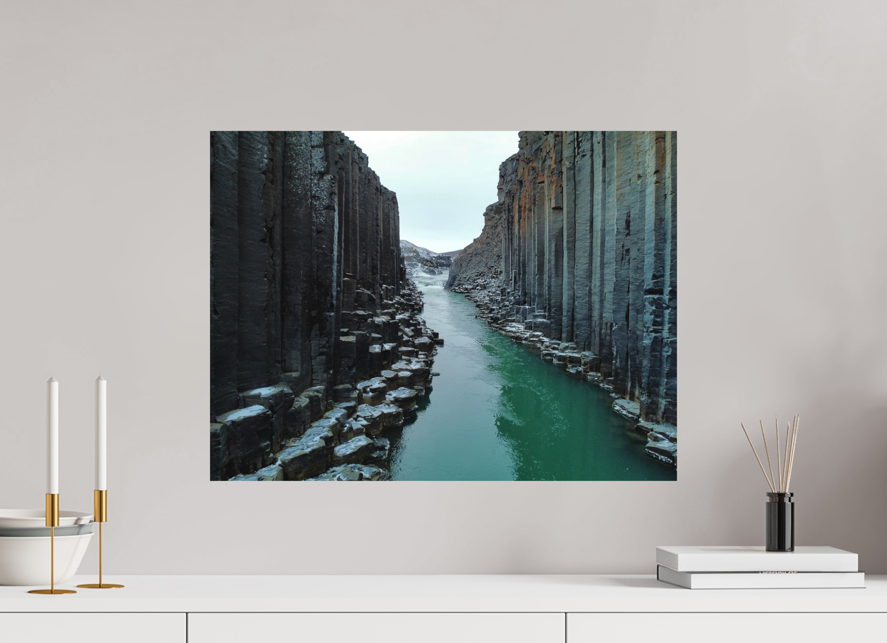 60 x 45 cm, Tirage photo mat Pneu the canyon - Iceland