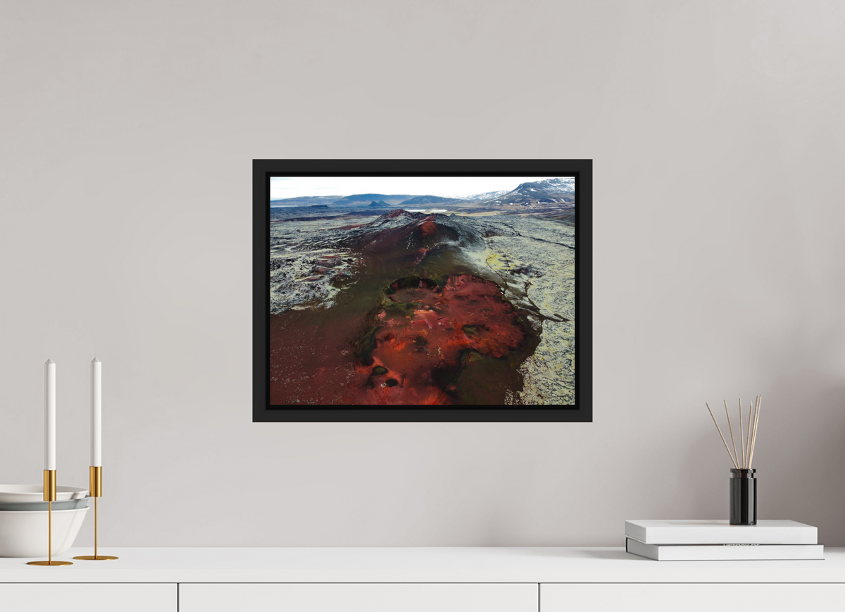 40 x 30 cm, Caisse américaine alu dibond The Earth’s Depths — Iceland