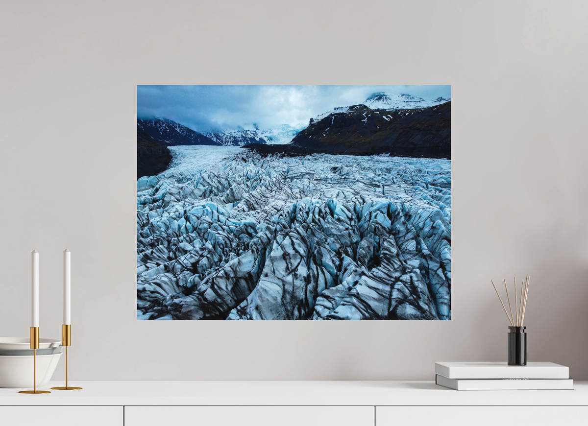 60 x 45 cm, Tirage Alu Dibon 3mm Into the Ice — Iceland