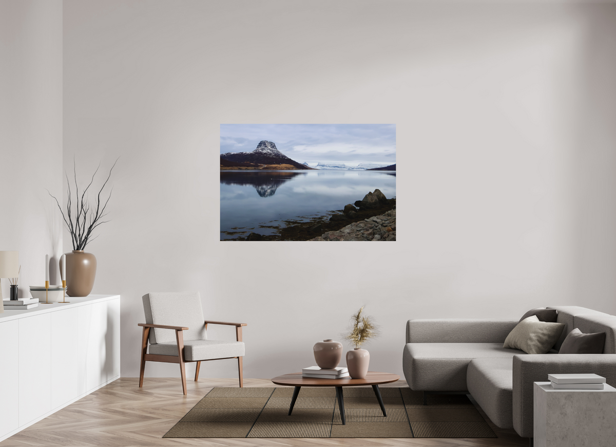 150 x 100 cm, Tirage Alu dibond Stillness in the Fjord