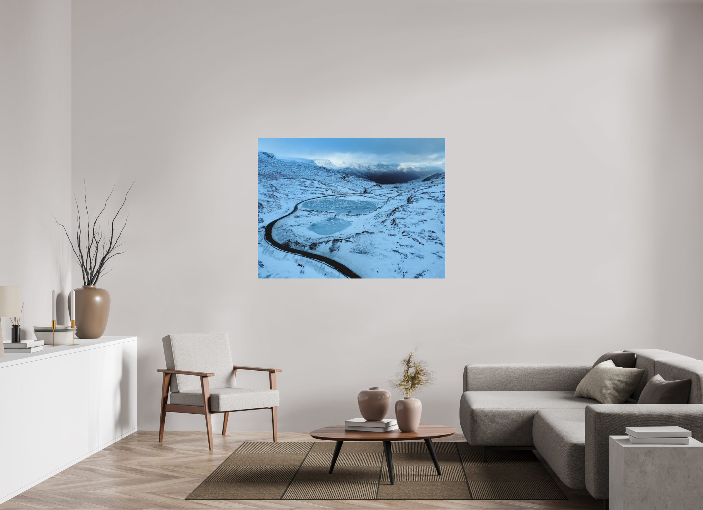 140 x 105 cm, Islande Into the Darkness — Iceland