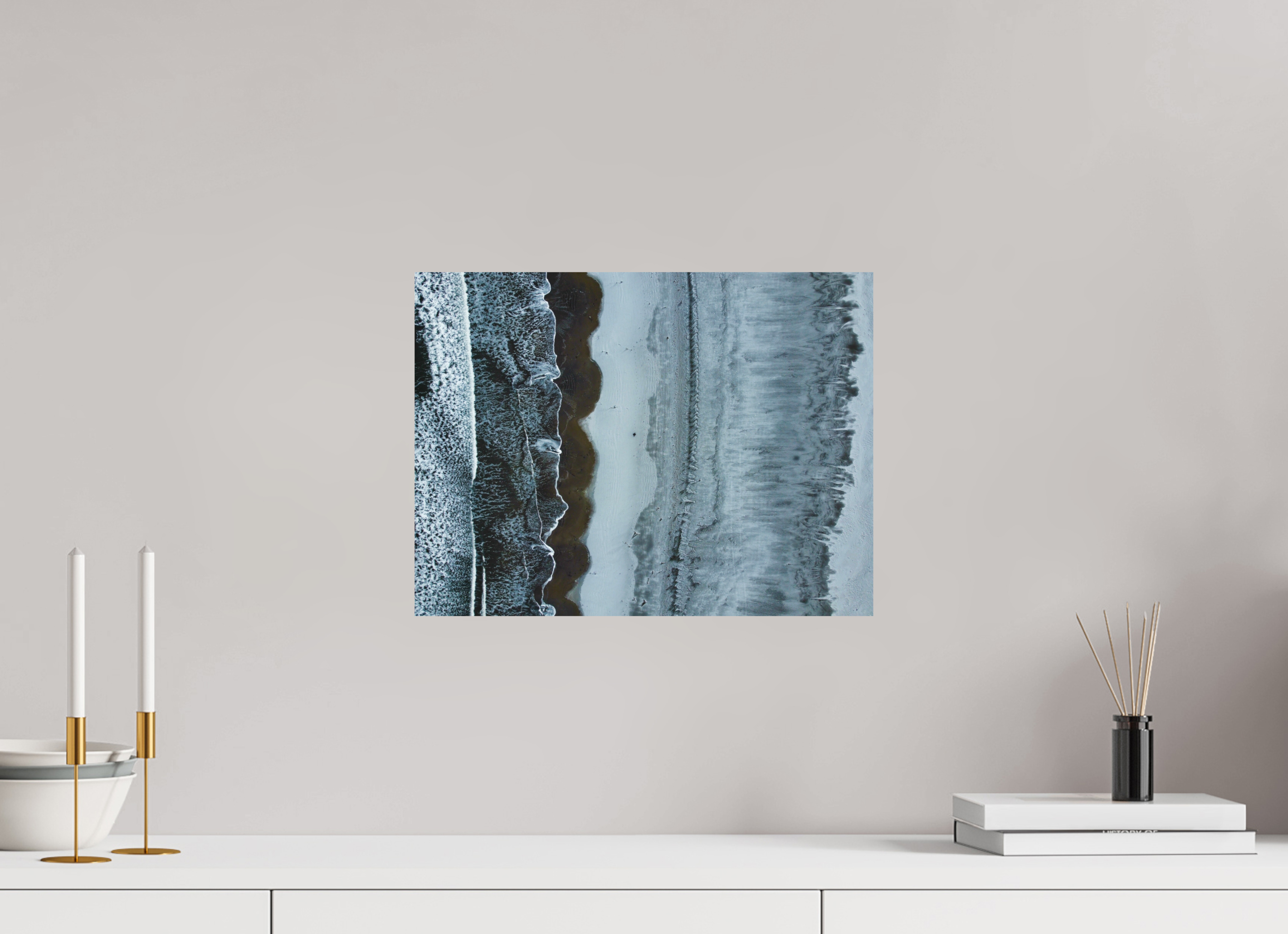 40 x 30 cm, Tirage Alu dibond Edge of Winter — Iceland