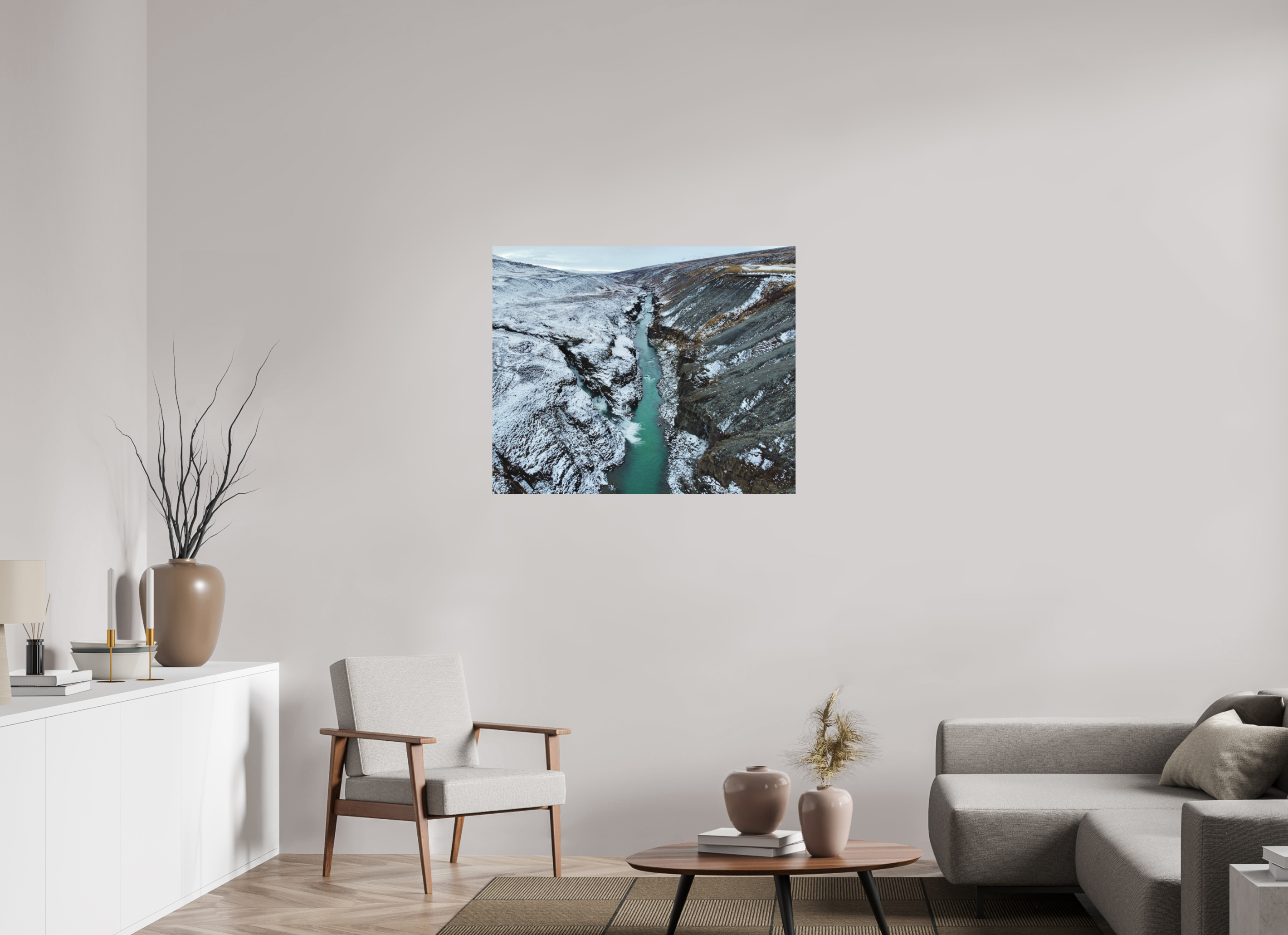98 x 80 cm, Islande Between Two Seasons — Iceland