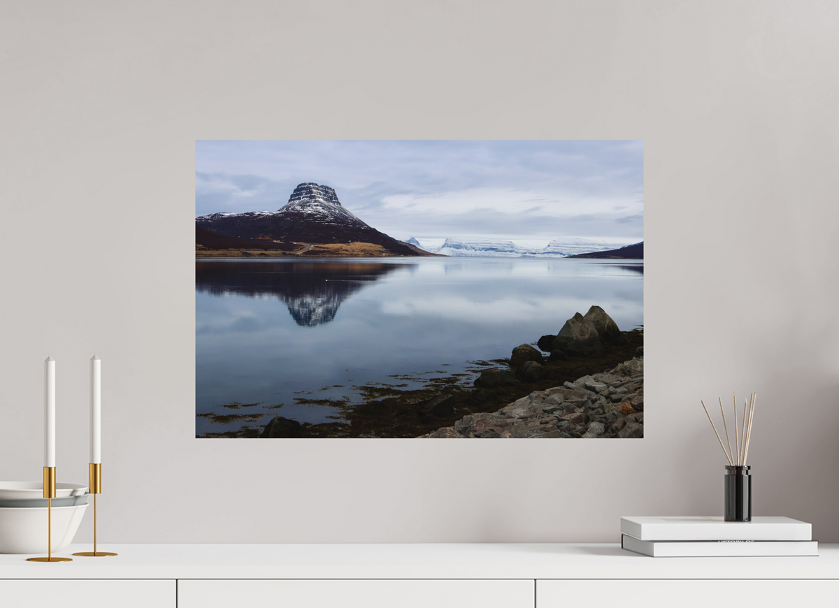 60 x 40 cm, Tirage Alu dibond Stillness in the Fjord