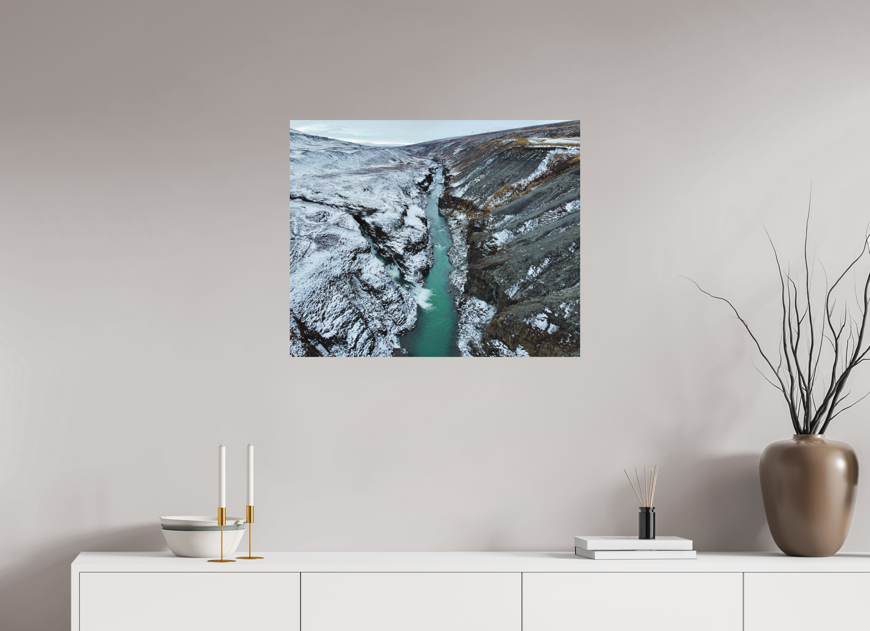 73,5 x 60 cm, Islande Between Two Seasons — Iceland
