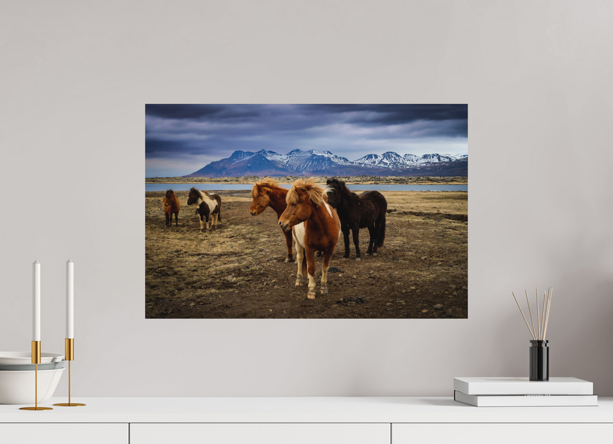 60 x 40 cm, Tirage photo mat Wild Spirits of Iceland