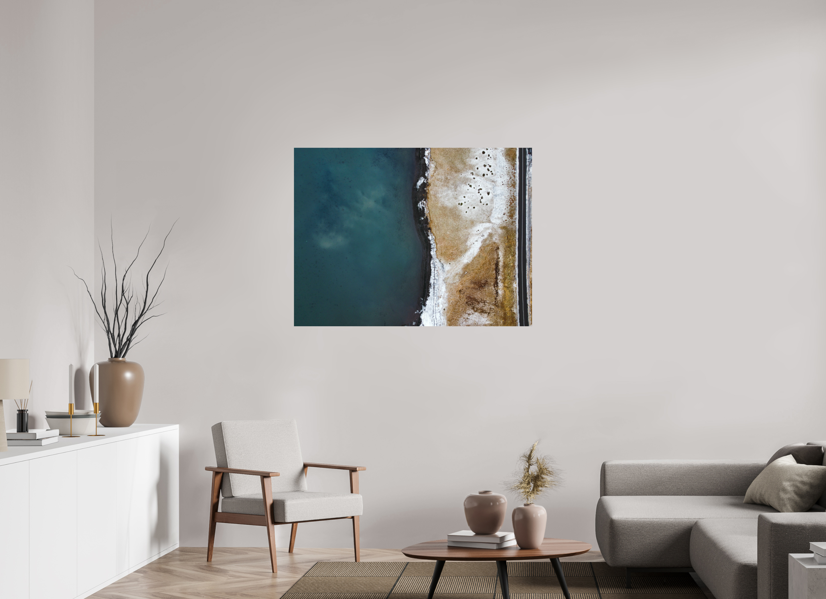 120 x 90 cm, Islande Between Land & Sea